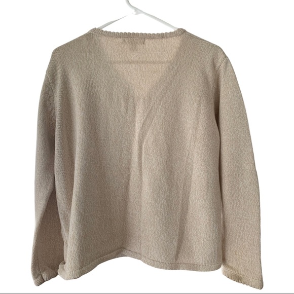 Vintage Traditions Cottagecore Cotton Knit Cardigan Sz XL Petite - Picture 9 of 10